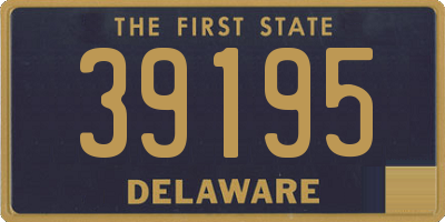 DE license plate 39195