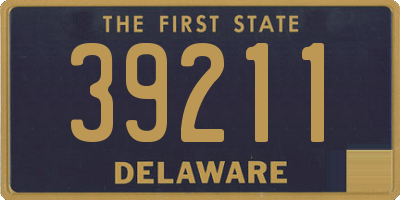 DE license plate 39211