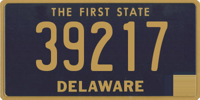 DE license plate 39217