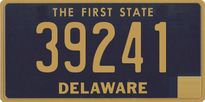 DE license plate 39241