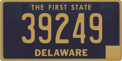 DE license plate 39249