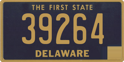 DE license plate 39264