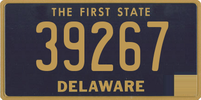 DE license plate 39267