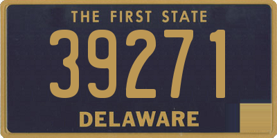 DE license plate 39271