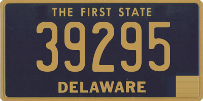 DE license plate 39295