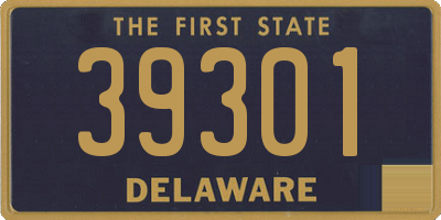 DE license plate 39301