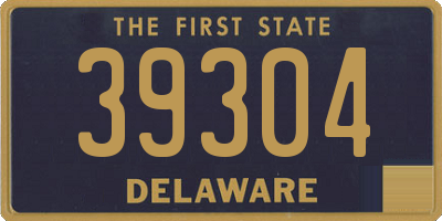 DE license plate 39304