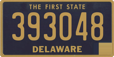 DE license plate 393048