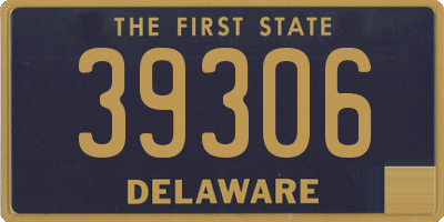 DE license plate 39306