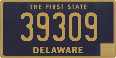 DE license plate 39309