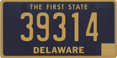 DE license plate 39314