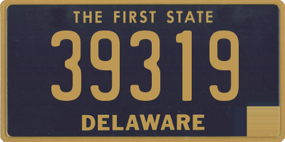 DE license plate 39319