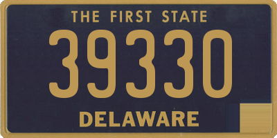 DE license plate 39330