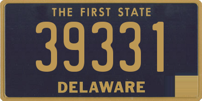 DE license plate 39331