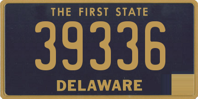 DE license plate 39336