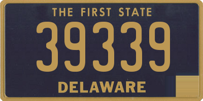 DE license plate 39339