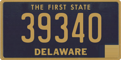 DE license plate 39340