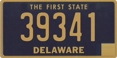 DE license plate 39341