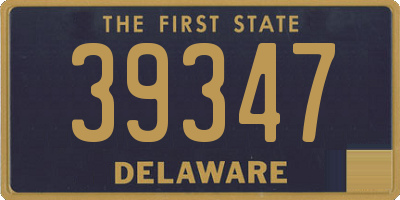 DE license plate 39347