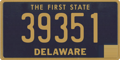 DE license plate 39351