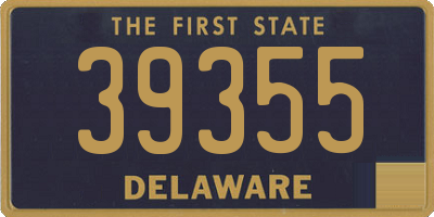 DE license plate 39355