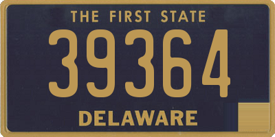 DE license plate 39364