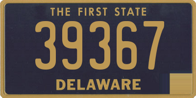 DE license plate 39367