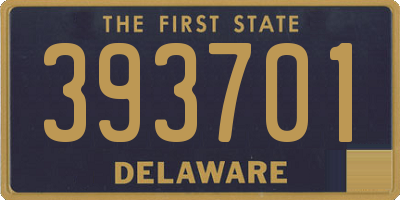 DE license plate 393701