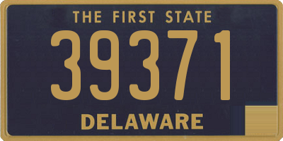 DE license plate 39371