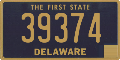 DE license plate 39374