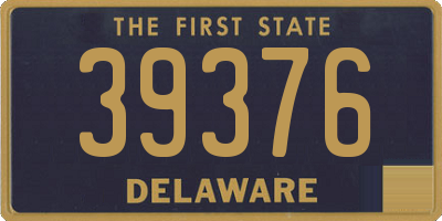 DE license plate 39376