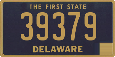 DE license plate 39379