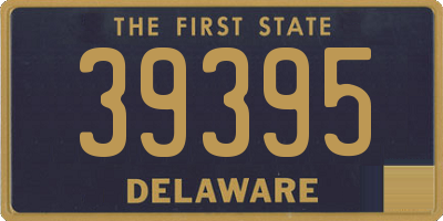 DE license plate 39395