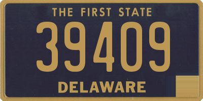 DE license plate 39409
