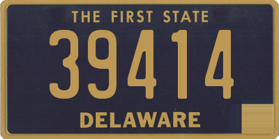DE license plate 39414