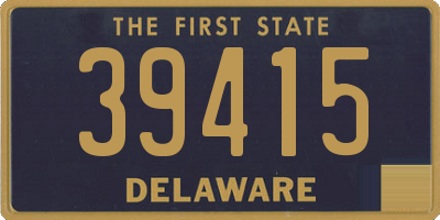 DE license plate 39415