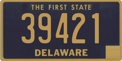 DE license plate 39421