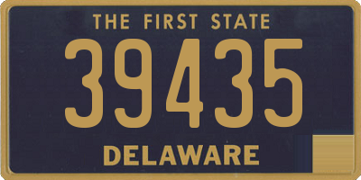 DE license plate 39435