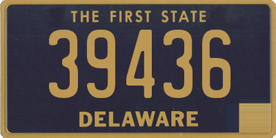 DE license plate 39436