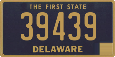 DE license plate 39439