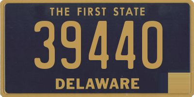 DE license plate 39440