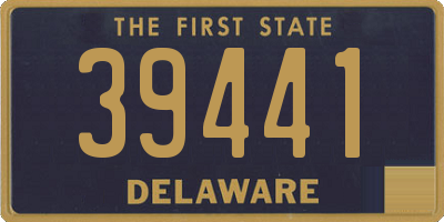 DE license plate 39441