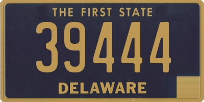 DE license plate 39444