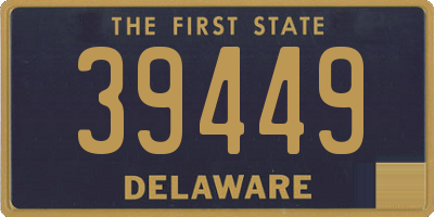 DE license plate 39449