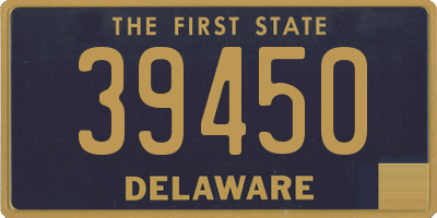 DE license plate 39450
