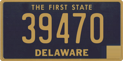 DE license plate 39470