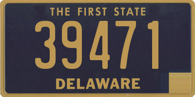 DE license plate 39471
