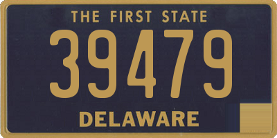 DE license plate 39479