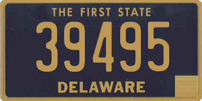 DE license plate 39495