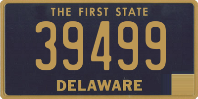 DE license plate 39499